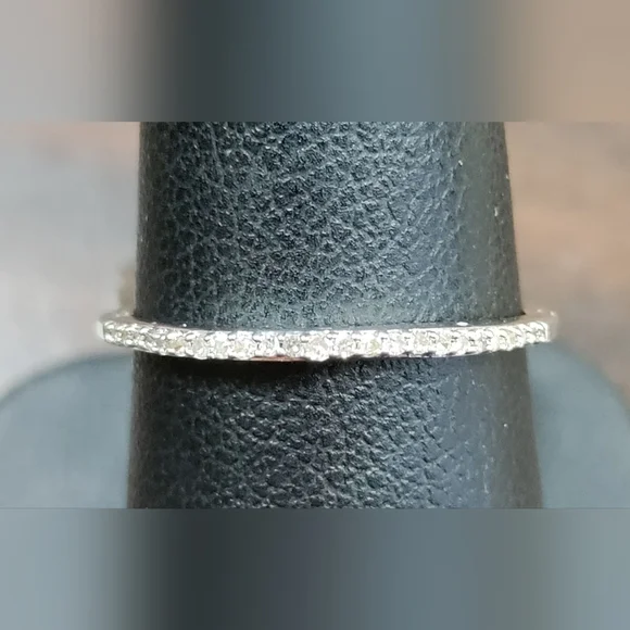 Diamond Wedding Ring Set | Size 7, 6.75 | 925 Sterling Silver | 0.51 ctw - Picture 4 of 16